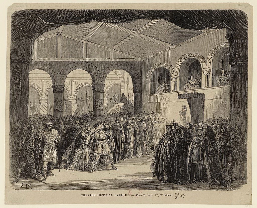 Gallica - Illustrazione all'atto I, scena 2 della prima del 1865